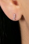 Heliophilia Silver Pendientes de Plata de Ley 925